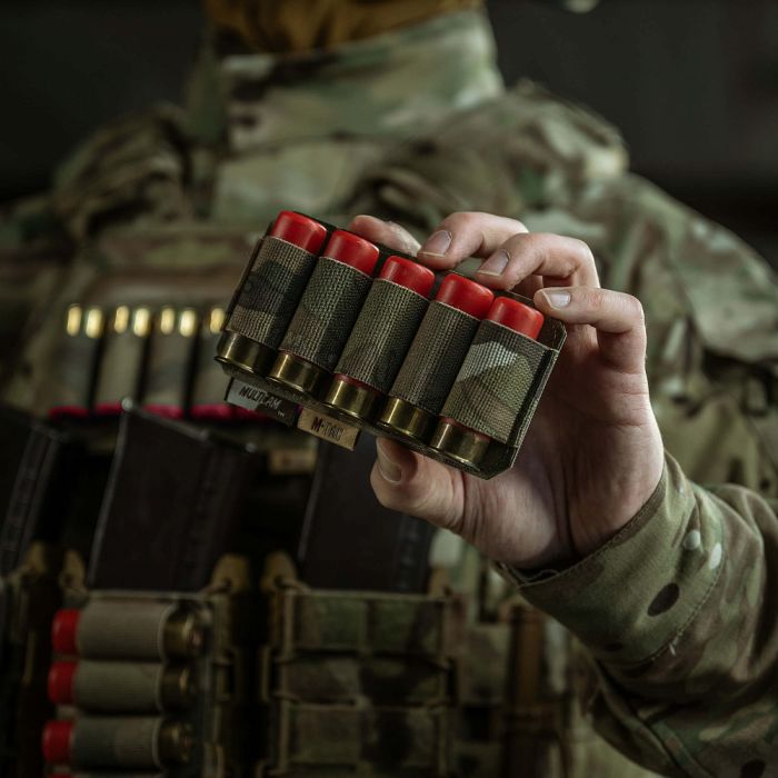 M-Tac патронташ на липучці для набоїв 12 калібру Multicam