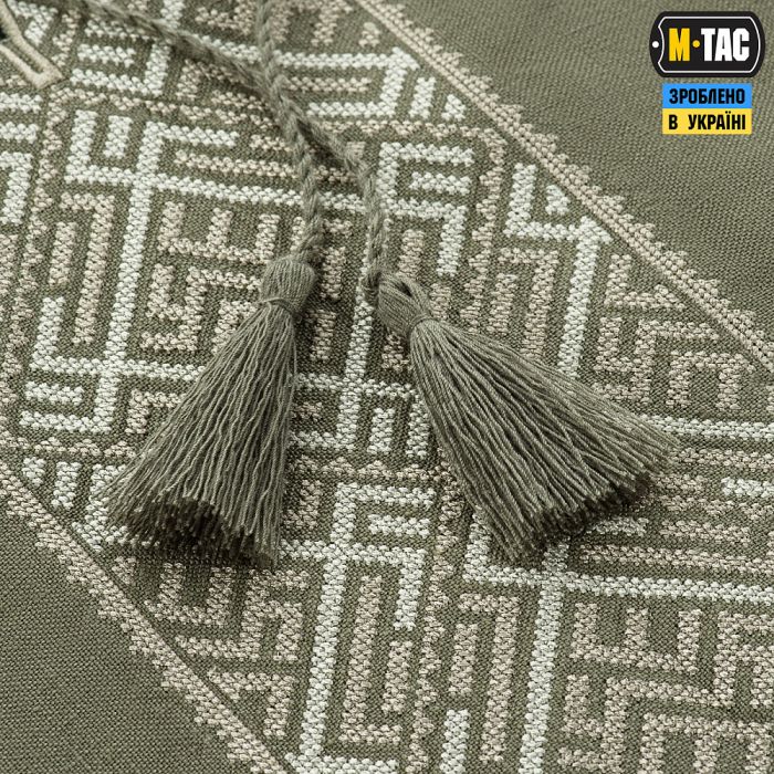 M-Tac вишиванка 100% льон тип 2 олива