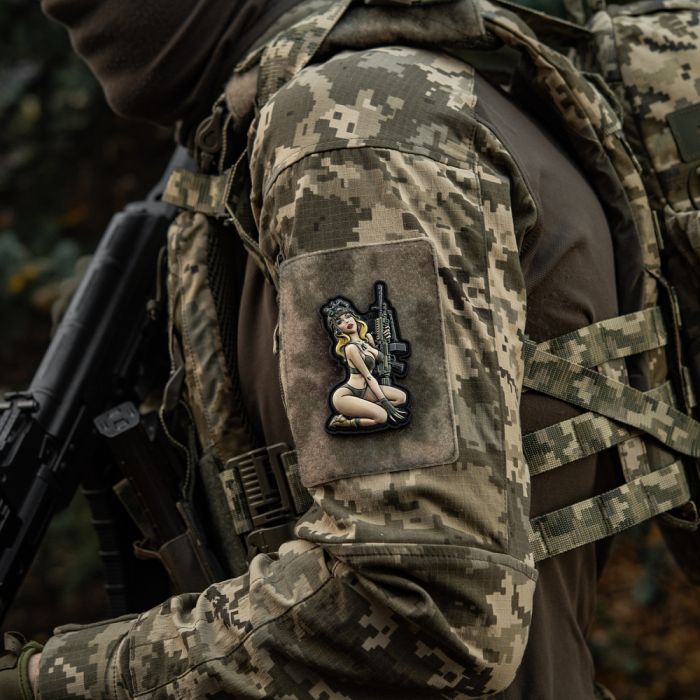 M-Tac нашивка Tactical girl №5 PVC Olive