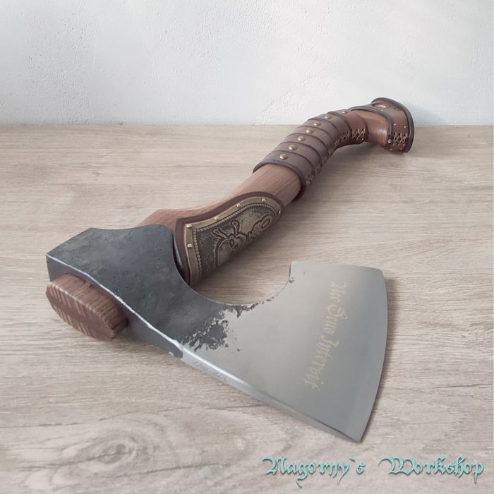 VIP подарунок сокира в латуні з сталі T72