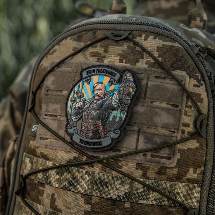 M-Tac нашивка Zero Tolerance PVC Grey