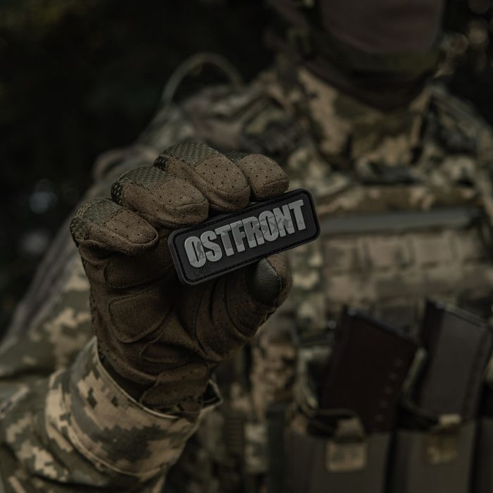 M-Tac нашивка Ostfront Black/Grey