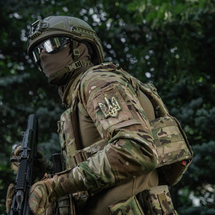 Нашивка Тризуб PVC великий MC