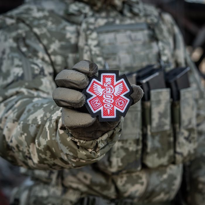 M-Tac нашивка Paramedic (вишивка) Black