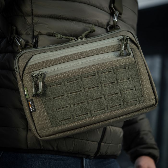 M-Tac сумка Admin Bag Medium Elite з липучкою Hex Ranger Green