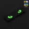 M-Tac нашивка Cat Eyes Laser Cut Black/Green/GID