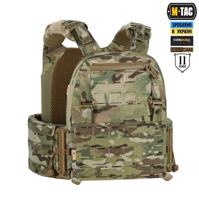 M-Tac плитоноска Cuirass Elite Gen.II 2 клас захисту (розмір плити M) Multicam