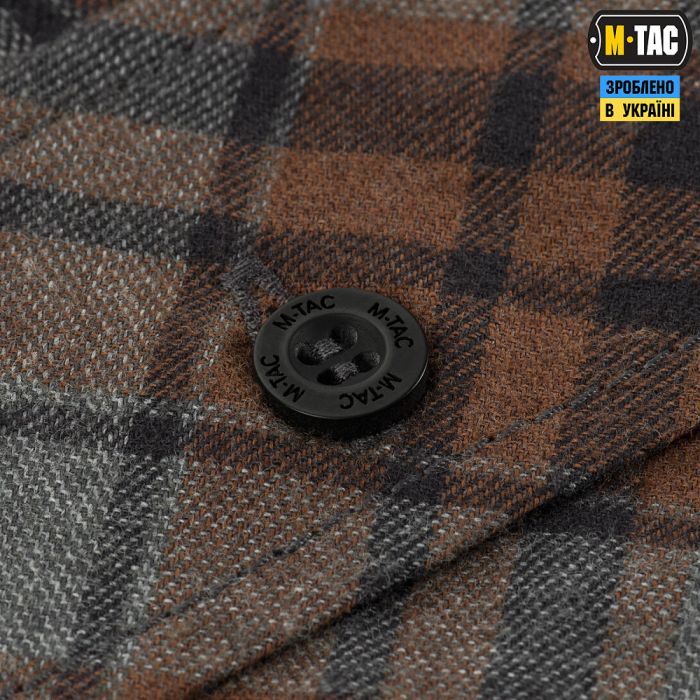 M-Tac сорочка Lumberjack Merino Cold Weather Gray/Brown