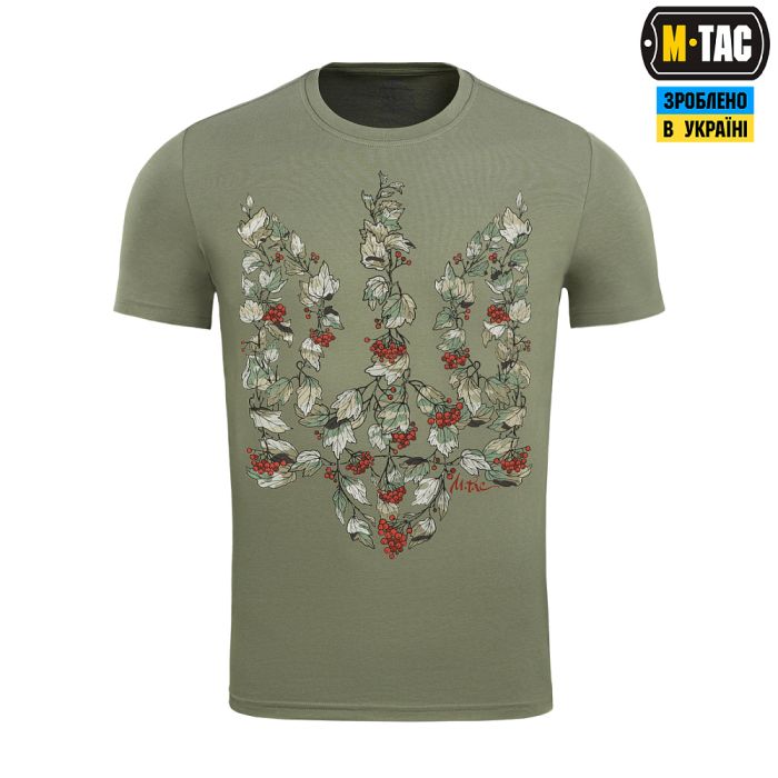 M-Tac футболка Тризуб калина camo Light Olive