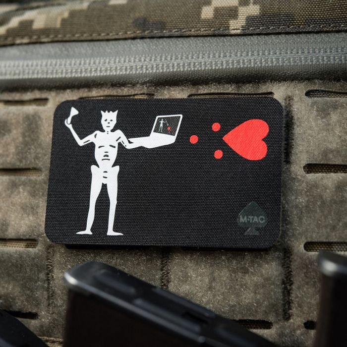 M-Tac нашивка прапор Чорна Борода IT Black