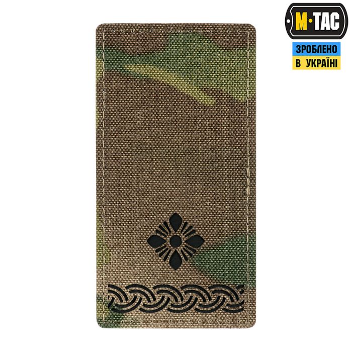 M-Tac погон на липучке майор Multicam