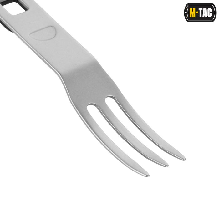 M-Tac столовий набір роз'ємний (3 елемента) Black/Steel