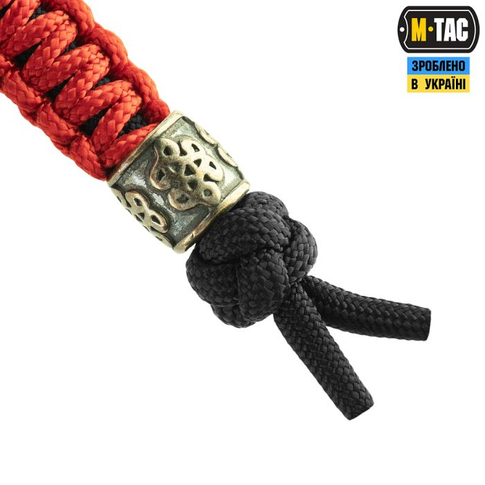 M-Tac темляк Scandinavian Small китайський вузол Black&Red
