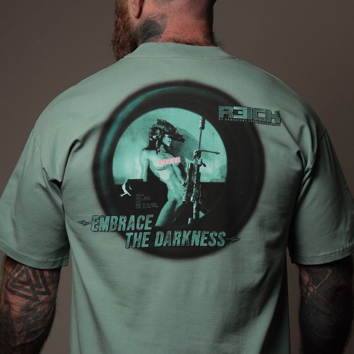 R3ICH футболка Embrace for darkness Смарагд