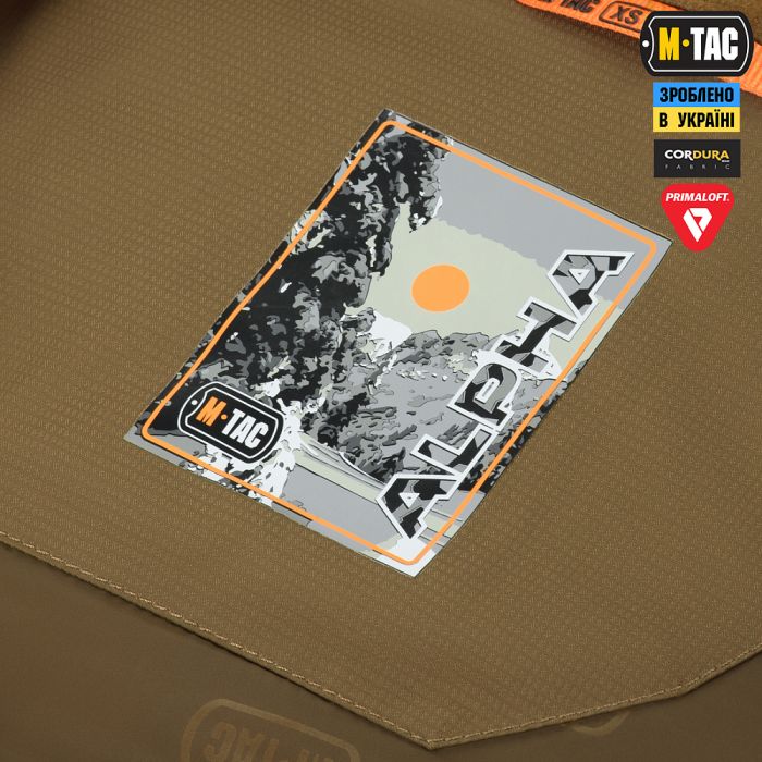 M-Tac куртка зимова Alpha Gen.III Pro Primaloft Coyote Brown