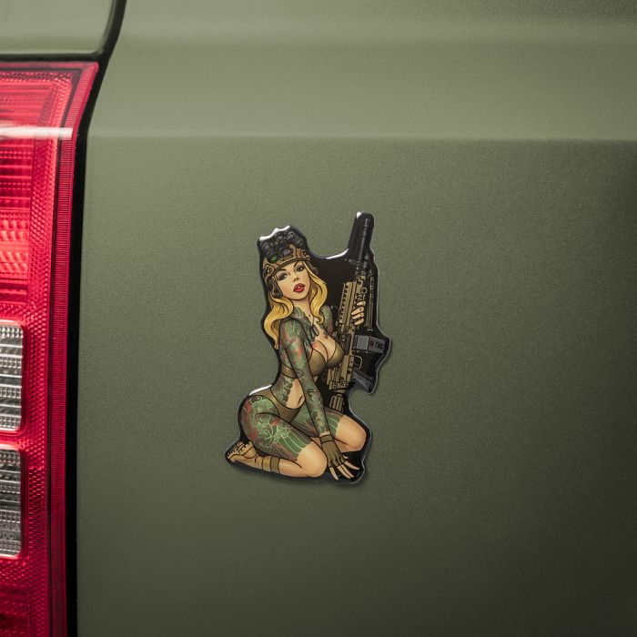 M-Tac наклейка об'ємна Tactical girl №5 Якудза