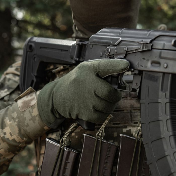M-Tac рукавички Nomex Sport Leather Olive