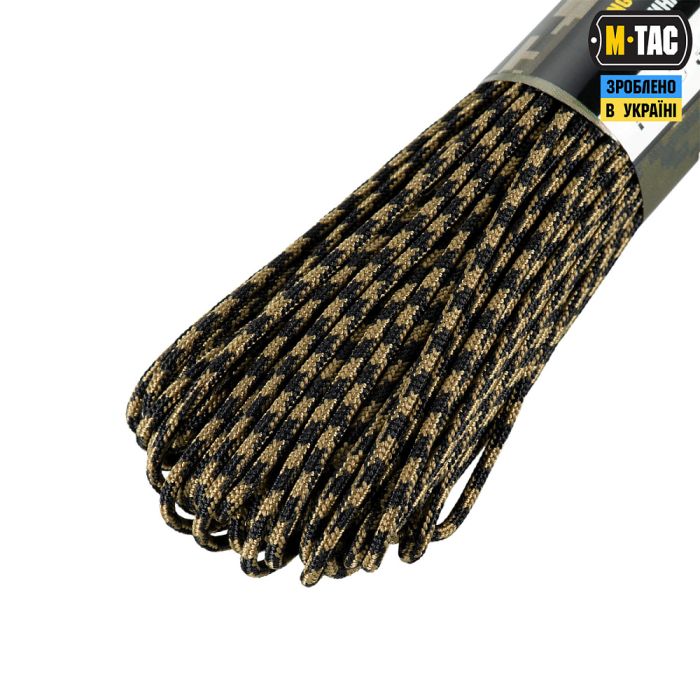 M-Tac паракорд Minicord Mil-Spec 30m Black/Coyote
