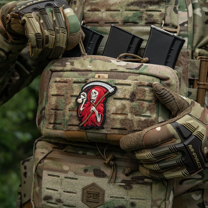 M-Tac нашивка Time PVC Black/Red