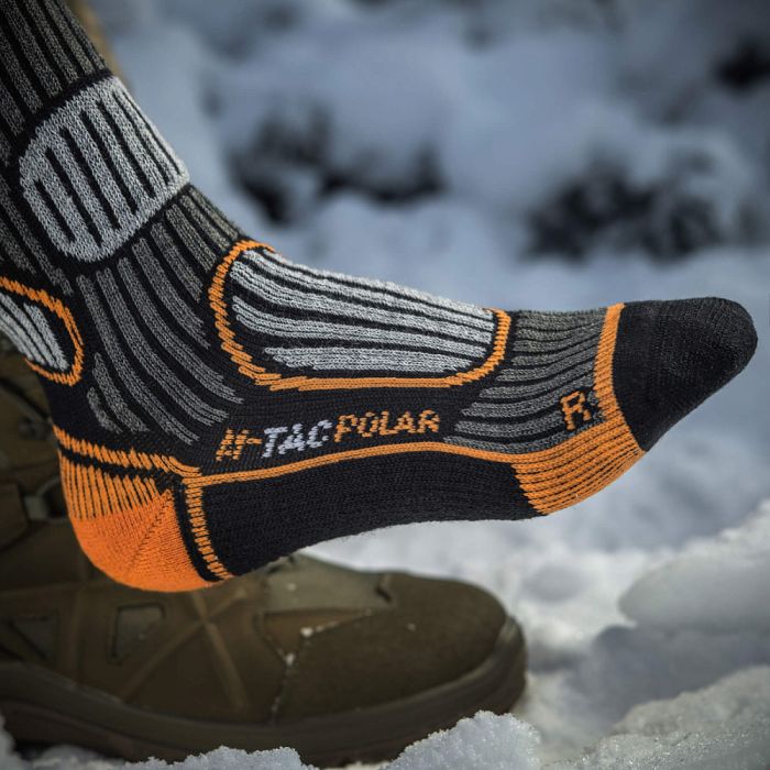 M-Tac шкарпетки Polar Merino 40% Long Black