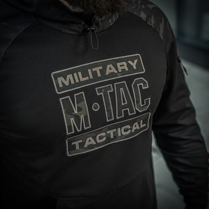 M-Tac кофта Hoodie Combat Black Multicam