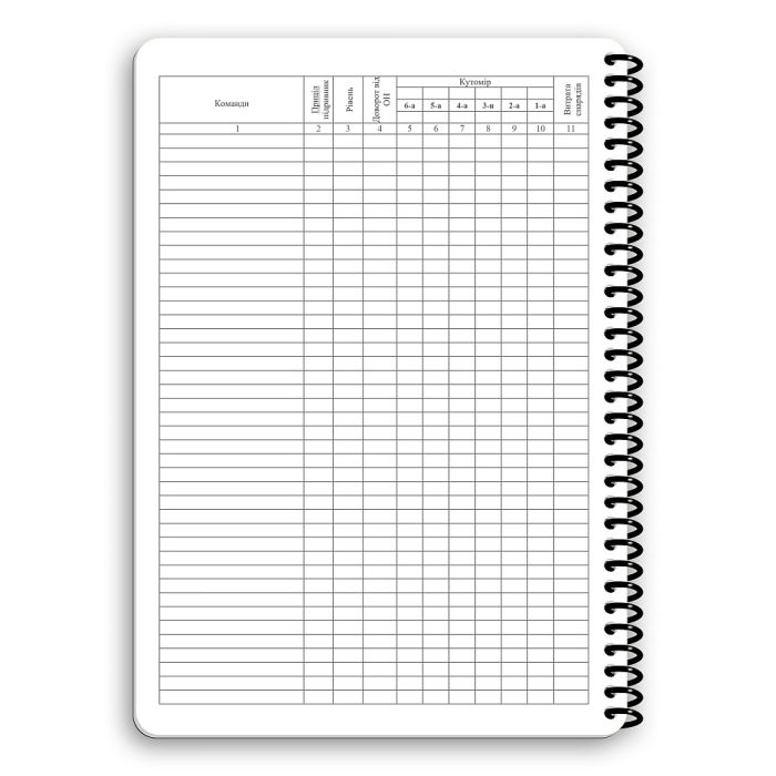 Ecopybook Tactical Блокнот Старшого офіцера батареї