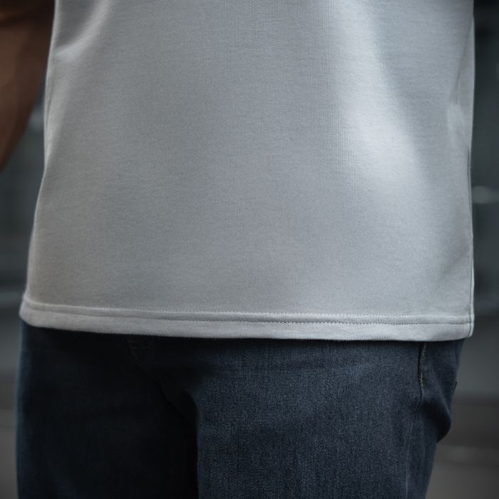 M-Tac футболка Cotton Hard Oversize Light Grey