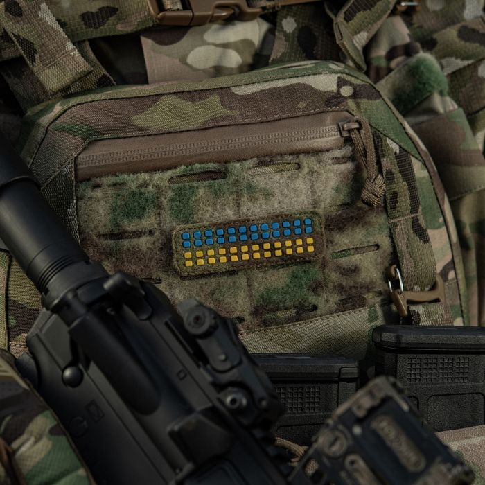 M-Tac нашивка прапор України 25х80 Velcro/PVC Multicam