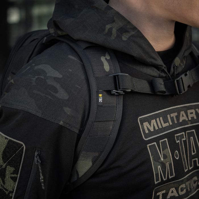M-Tac рюкзак Sturm з ергономічними лямками Elite Multicam Black