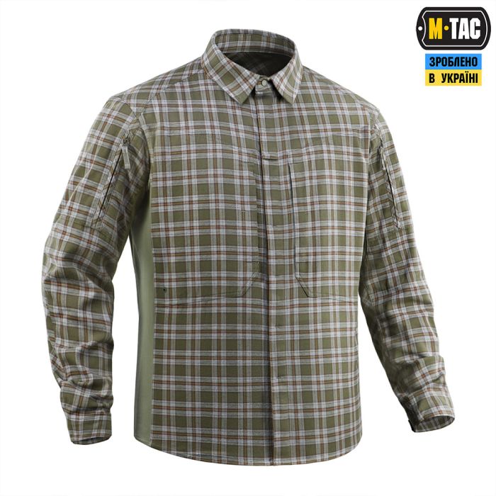 M-Tac сорочка Tactical Cotton Shirt Olive/Grey