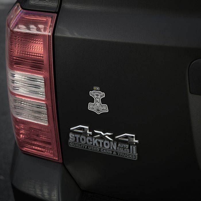 M-Tac наклейка Mjölnir Small світловідбиваюча Black