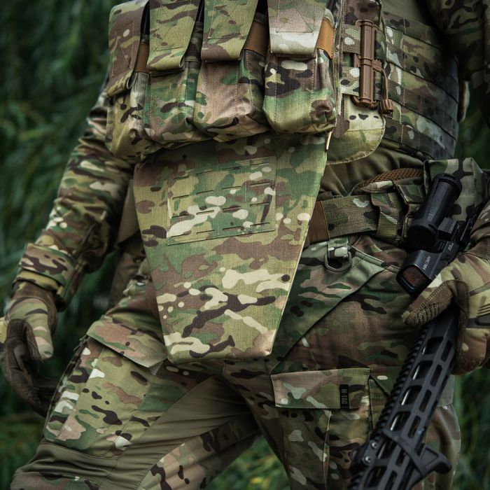 M-Tac фартух протиуламковий з балістичним пакетом 1 клас (BRONYX) Laser Cut Multicam