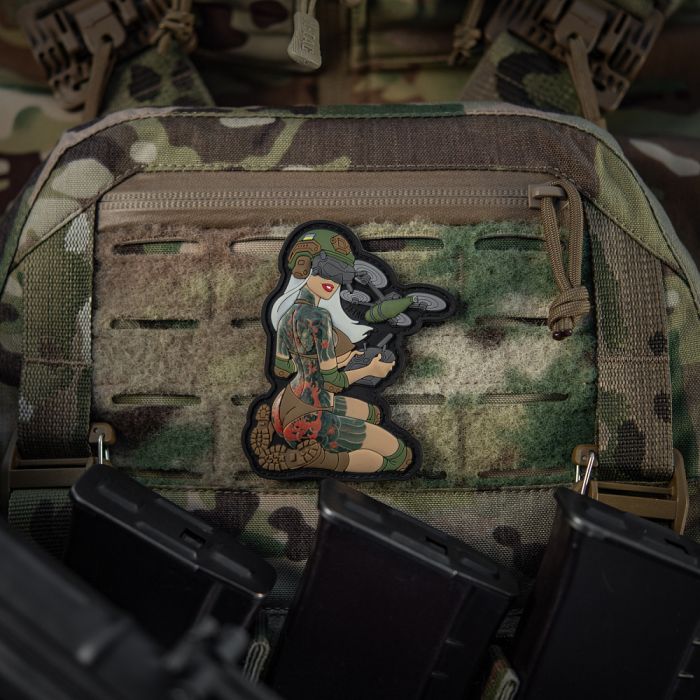 M-Tac нашивка Tactical girl №6 PVC Якудза V3