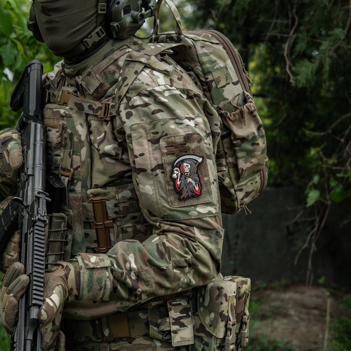 M-Tac нашивка Time PVC Black/Grey