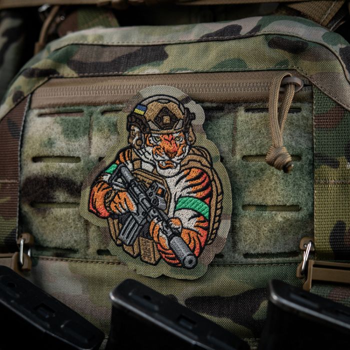 M-Tac нашивка Tiger (вишивка) Multicam/Coyote/Green