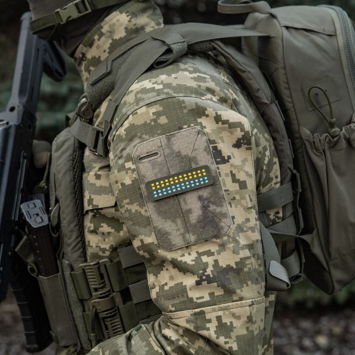 M-Tac нашивка прапор України 25х80 Laser Cut Ranger Green/Yellow/Blue/GID