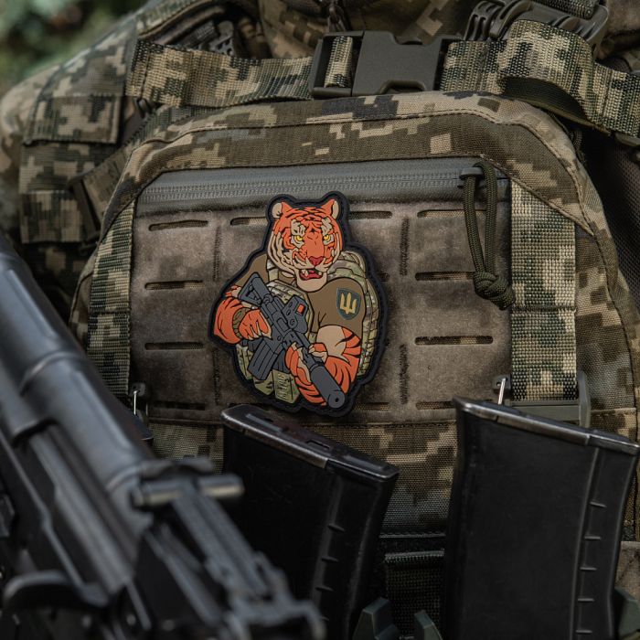 M-Tac нашивка Тигр загально військовий PVC