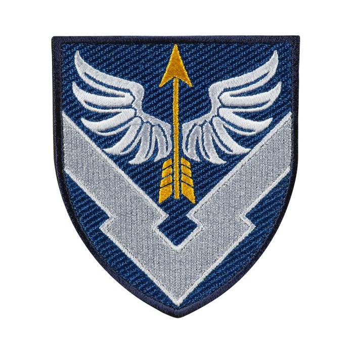 Шеврон 433 база зберігання озброєння і техніки кольоровий