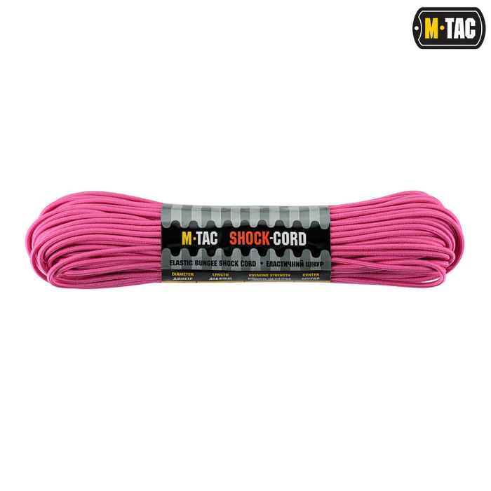 M-Tac паракорд Shock-Cord 3 mm 30m Neon Pink