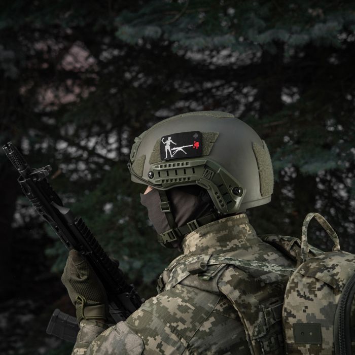 M-Tac нашивка прапор Чорна Борода СПГ-9 Black