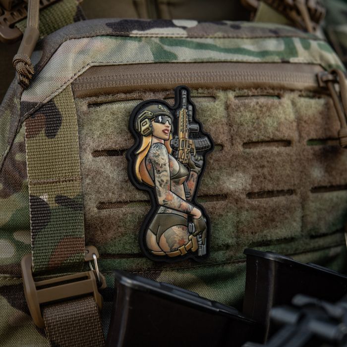 M-Tac нашивка Tactical girl №4 PVC tattoo Якудза