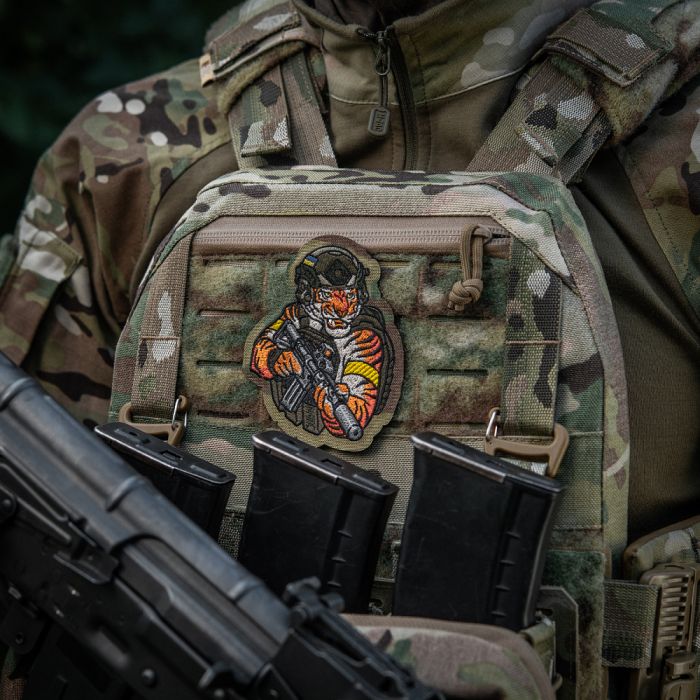 M-Tac нашивка Tiger (вишивка) Multicam/RG/Yellow