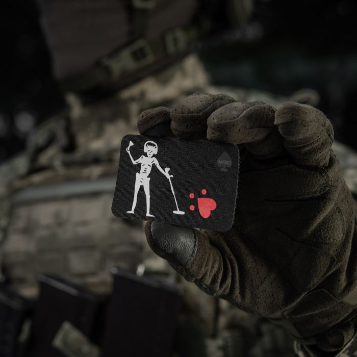 M-Tac нашивка прапор Чорна Борода Сапер Black