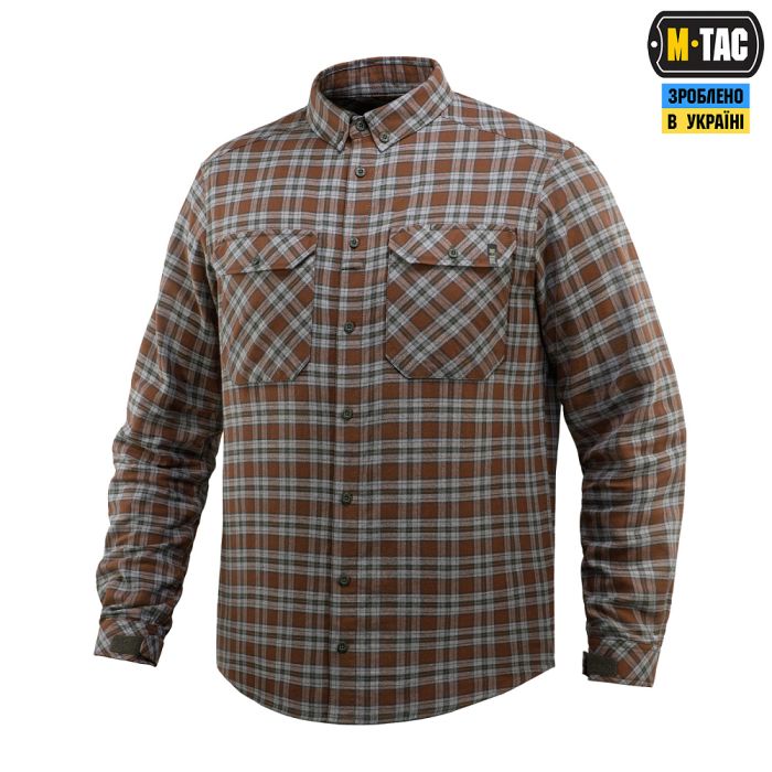 M-Tac сорочка Lumberjack Cotton Shirt Brown/Grey