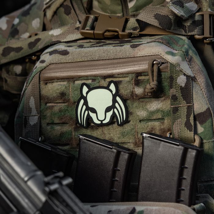 M-Tac нашивка Cat Predator Black/GID