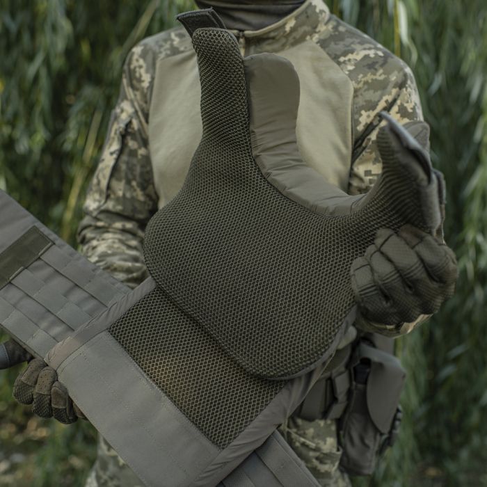 M-Tac Горжет з балістичними пакетами 1 клас захисту Elite Gen.II Ranger Green