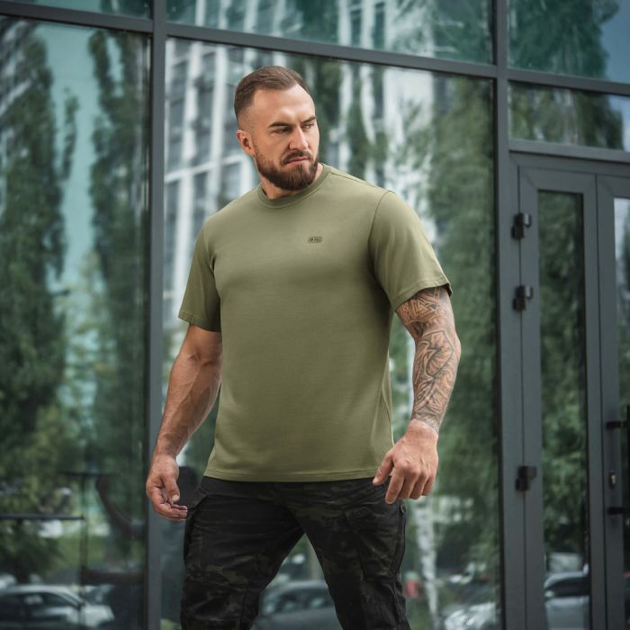 M-Tac футболка Cotton Hard Oversize Light Olive