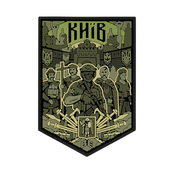 Brand Element нашивка Київ тип.2 PVC olive