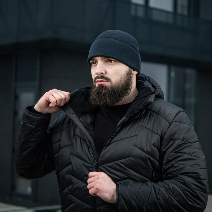 M-Tac шапка Watch Cap Elite фліс (320г/м2) with Slimtex Dark Navy Blue