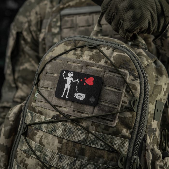 M-Tac нашивка прапор Чорна Борода зв'язківець Black